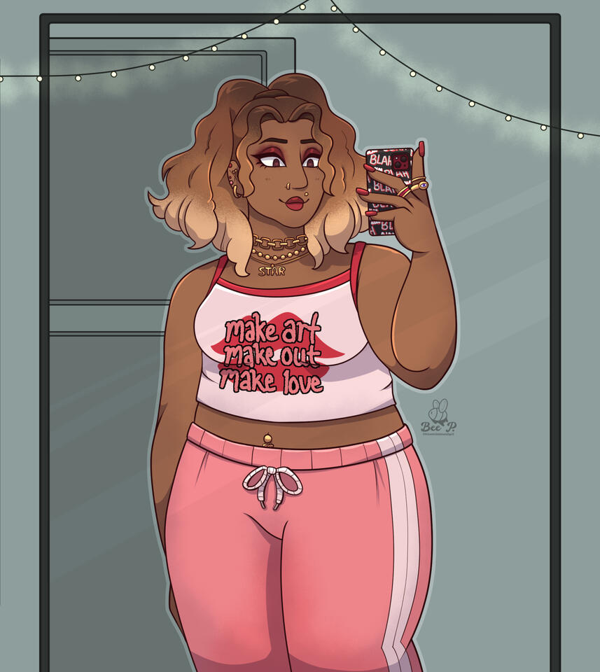 A piece drawn for Art Fight 2024 of user cweepshow's original character, Ryan